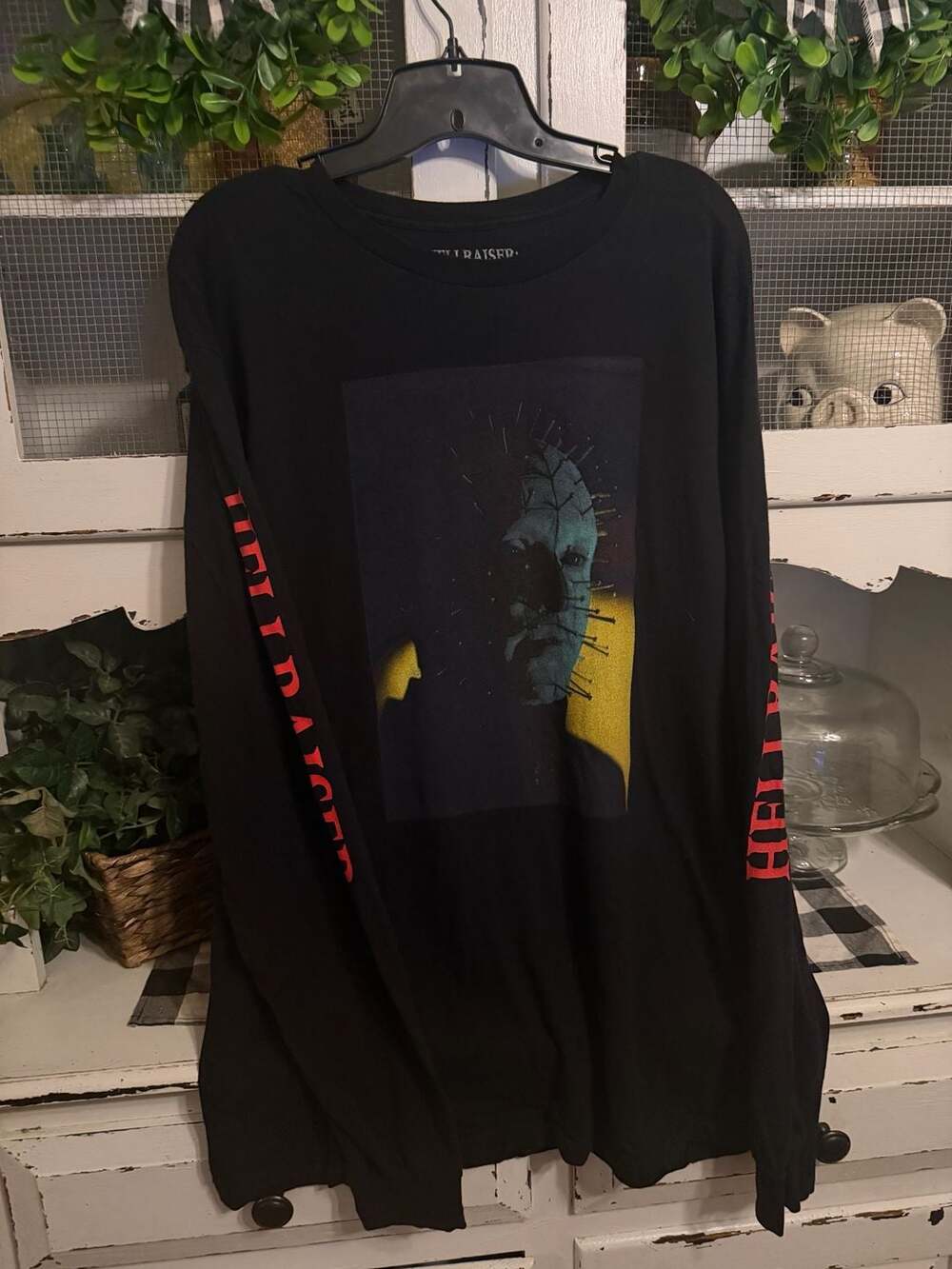 Hellraiser Inferno Long Sleeve T-Shirt Size XL Black
